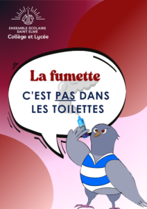 Affiche cour - Anti cigarette